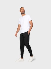Threadbare Black Cuffed Joggers - Image 3 of 4