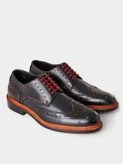 Joe Browns Black Hand Lasted Leather Brogue - Image 3 of 6