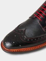 Joe Browns Black Hand Lasted Leather Brogue - Image 4 of 6