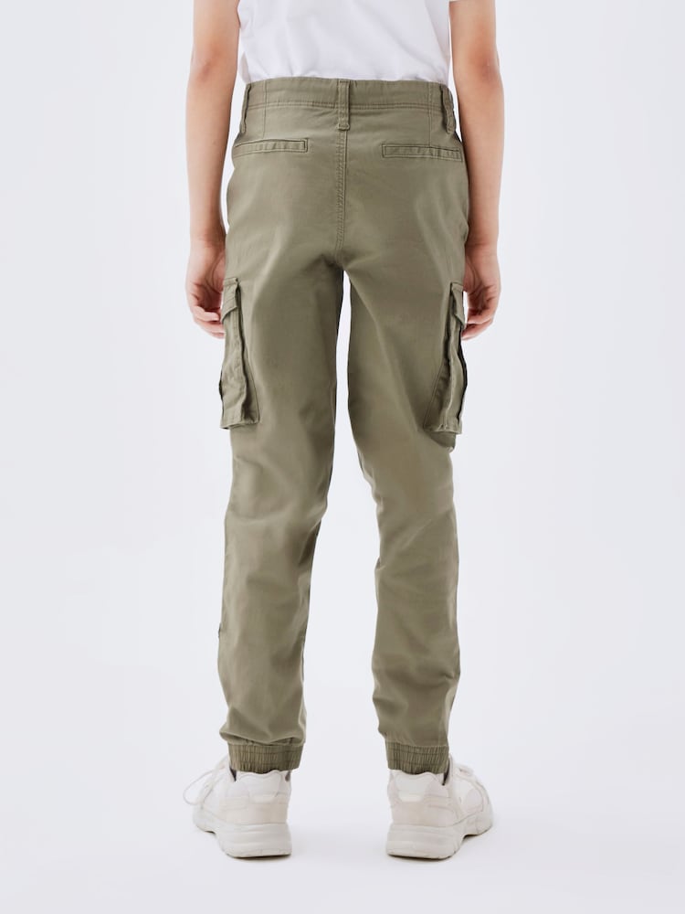 Name It Green Boys Cargo Trousers - Image 2 of 6