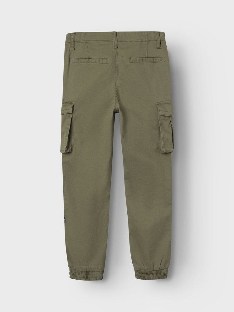 Name It Green Boys Cargo Trousers - Image 4 of 6