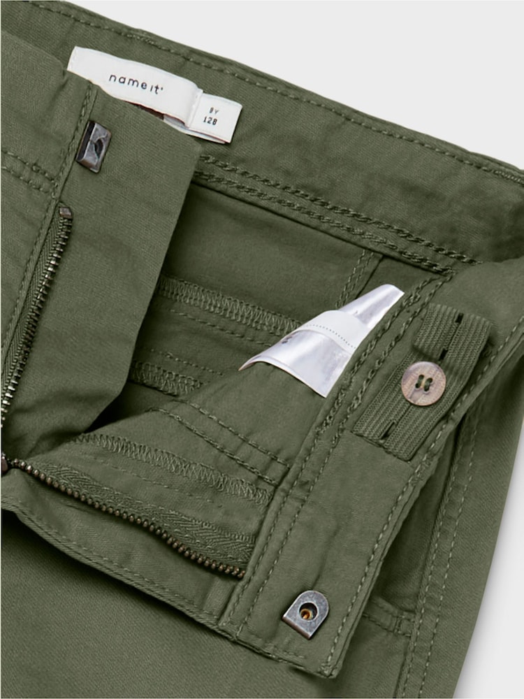 Name It Green Boys Cargo Trousers - Image 5 of 6