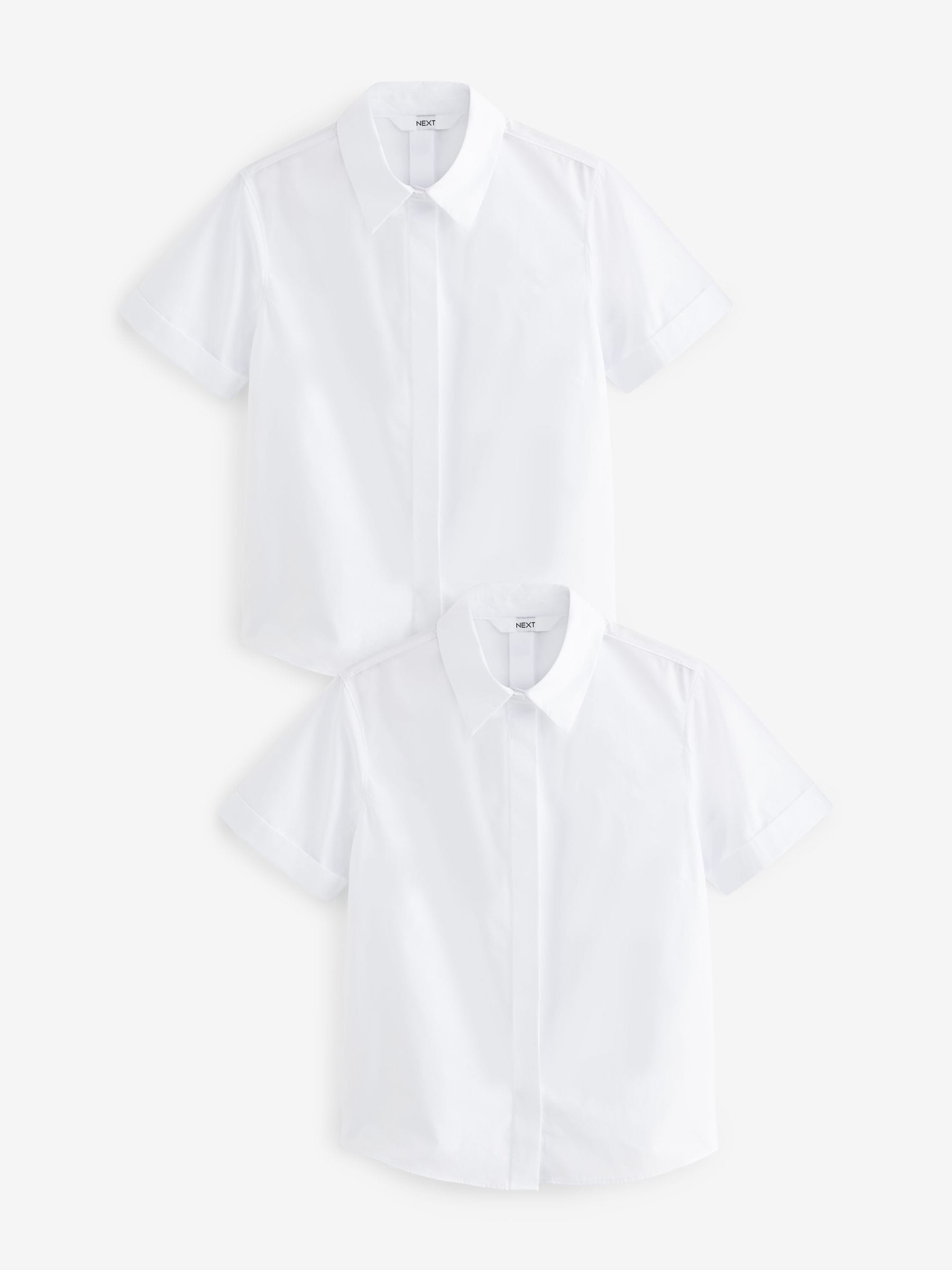 Buy White Short Sleeve Shirts 2 Pack from Next Canada Buy White Short Sleeve Shirts 2 Pack from Next Canada
