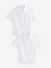White Short Sleeve Shirts 2 Pack - Image 5 of 7