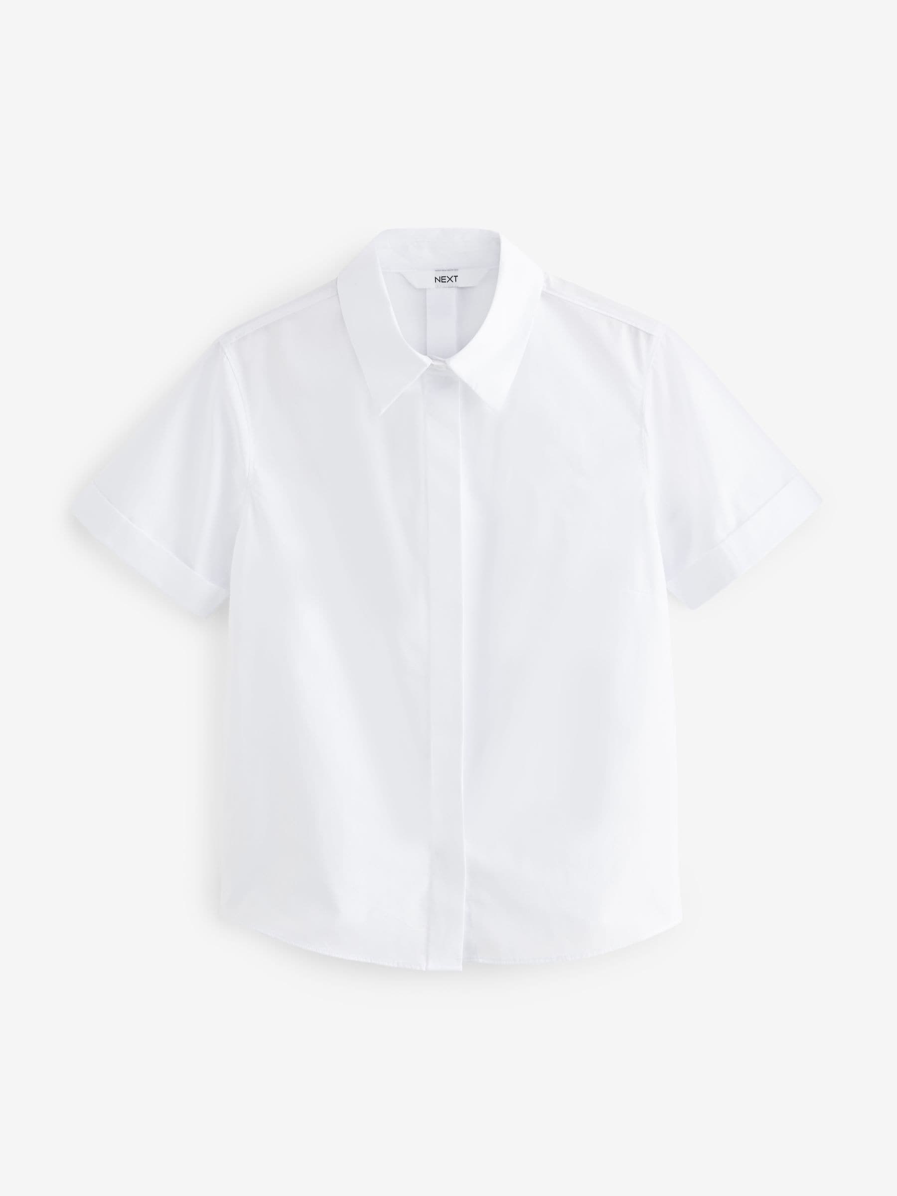 2024公式店舗 Buy White Short Sleeve Shirts 2 Pack from Next USA トップス