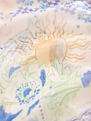 Ecru Celestial Print Sheer Long Sleeve Shirt - Image 7 of 7