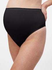 Mamalicious Black Maternity Cotton String Underwear - Image 3 of 3
