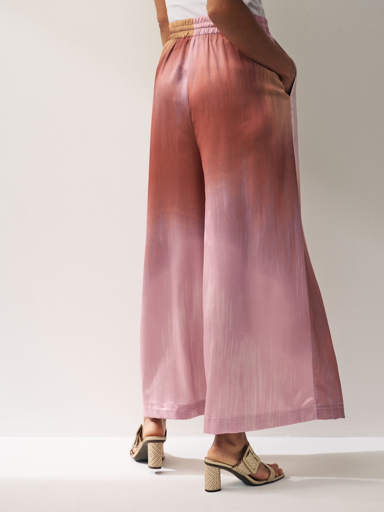 Multi Blur Print Straight Leg Trousers - Image 2 of 5