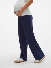 Mamalicious Umstandsmode Überbauch-Stretchhose mit weitem Bein - Bild 3 von 6
