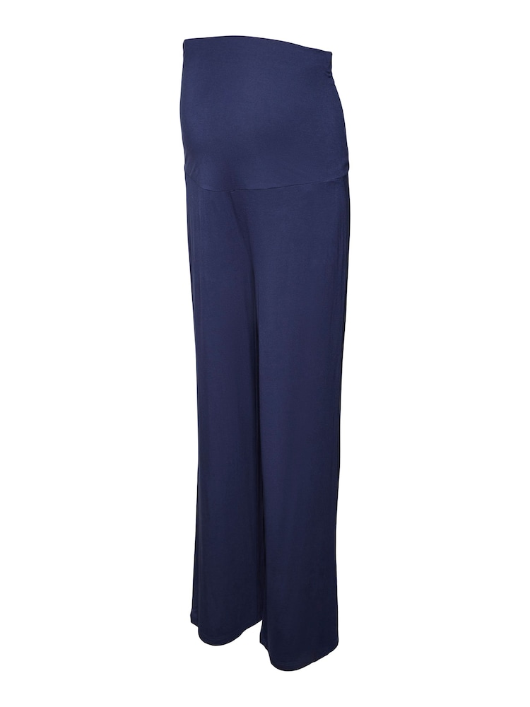 Mamalicious Umstandsmode Überbauch-Stretchhose mit weitem Bein - Bild 6 von 6