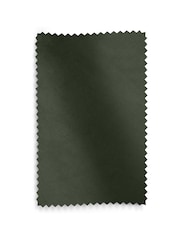 Green Dark Matte Velvet Pencil Pleat Blackout/Thermal Curtains - Image 8 of 8