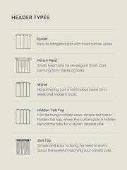 Natural Dark Cotton Lined Pencil Pleat Curtains - Image 3 of 8