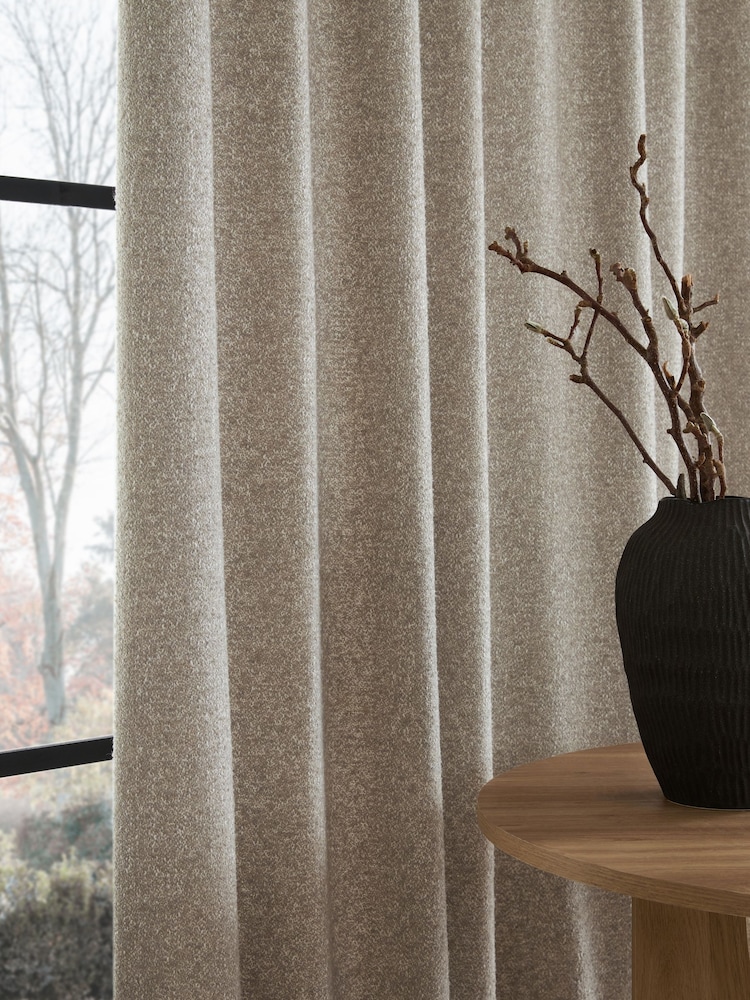 Cosy Texture Super Thermal Wave Header Curtains - Image 4 of 5