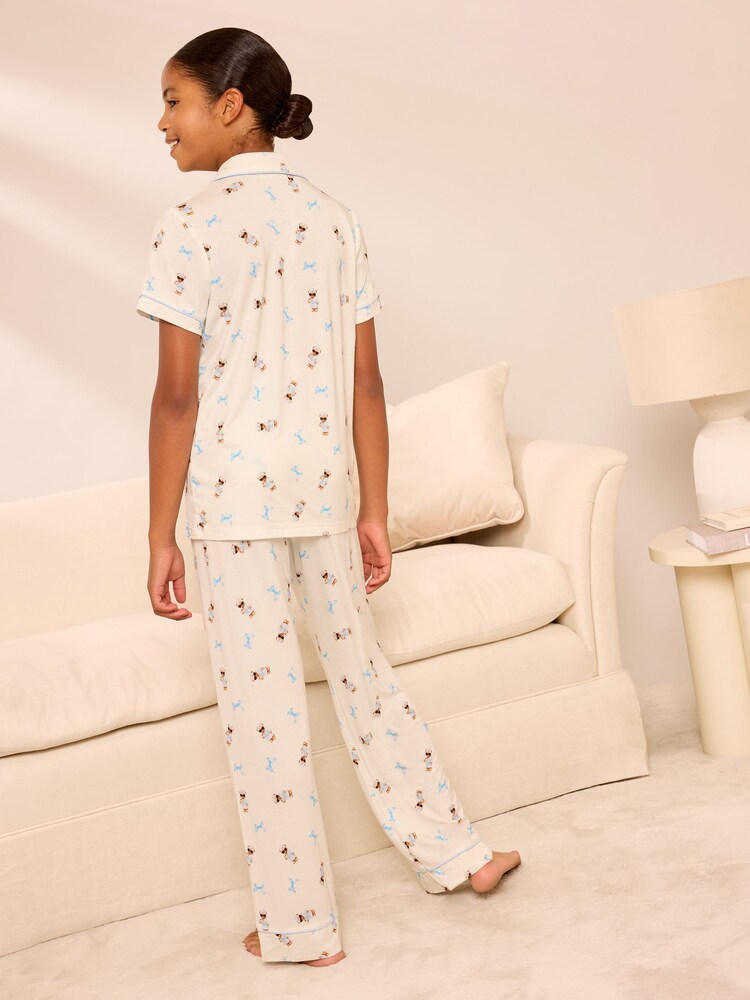 لون كريم دب - حزمة Lipsy Jersey Shirt And Long Leg بيجامات (5-16yrs) - صورة 6 من 6 لون كريم دب - حزمة Lipsy Jersey Shirt And Long Leg بيجامات (5-16yrs) - صورة 6 من 6