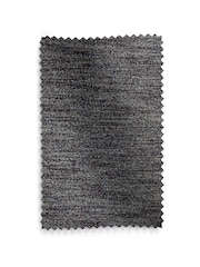 Navy Blue Bouclé Textured Eyelet Lined Curtains - Image 5 of 5