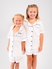 Personalised Jersey Short Pyjamas - Image 1 of 2