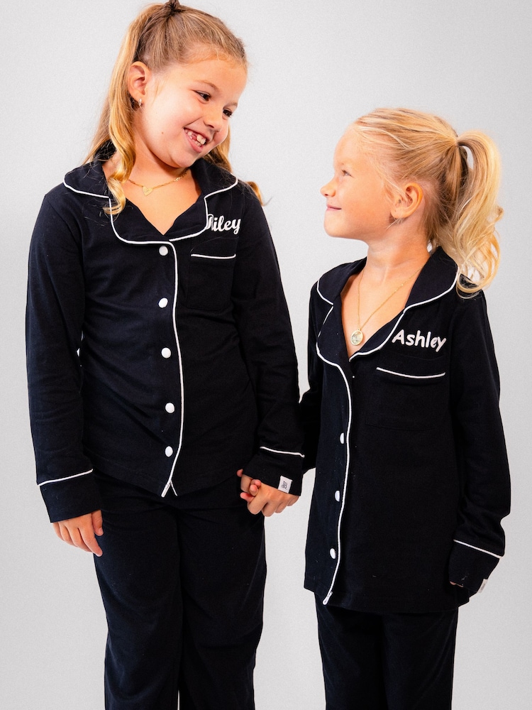 Personalised Jersey Long Pyjamas - Image 1 of 1