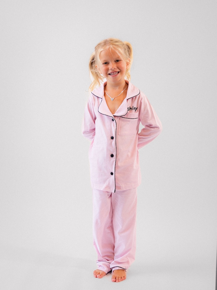 Lulabay Personalised Jersey Long Pyjamas - Image 1 of 2