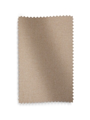 Tan Brown Natural Herringbone Weave Pencil Pleat Lined Curtains - Image 6 of 6