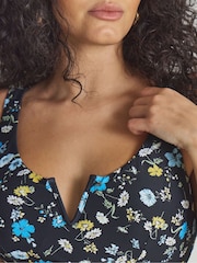 Simply Be Black Magisculpt V Wire Detail Bikini Top - Image 4 of 4