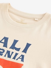Ecru Wave Summer Block Print T-Shirt - Image 7 of 7