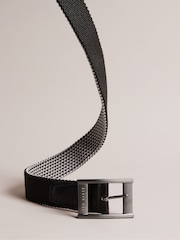 Ted Baker Black Columm Reversible Elastic Belt - Image 2 of 4