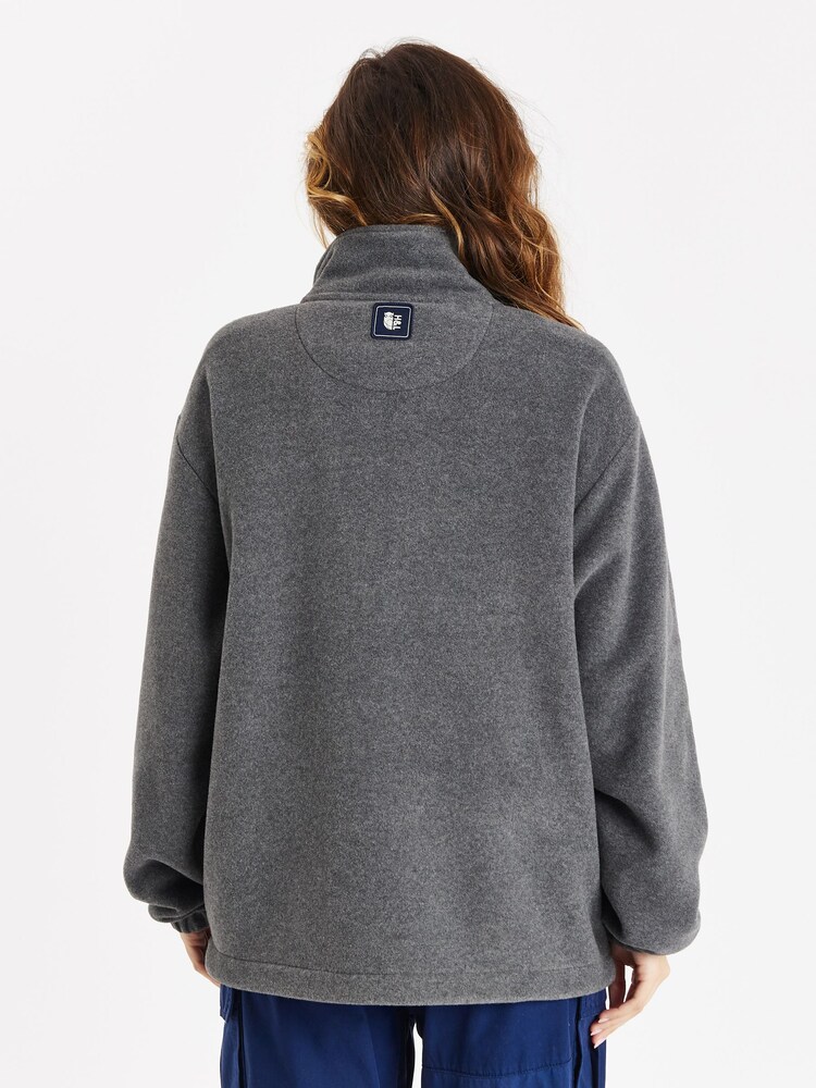 Harper & Lewis Grey Cecily 1/4 Zip Polar Fleece - Image 2 of 6