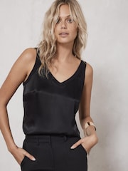 Mint Velvet Black Camisole Top - Image 4 of 7