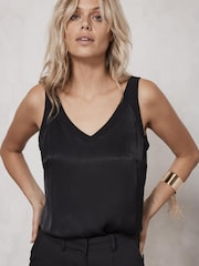 Mint Velvet Black Camisole Top - Image 5 of 7