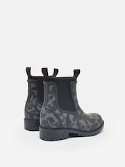 Черный/звериный принт - Joules Oakfield Short Neoprene-Lined Ankle Wellies - Image 3 of 6
