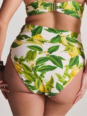 Simply Be Yellow Lemon Magisculpt Foldover Briefs - Image 2 of 4