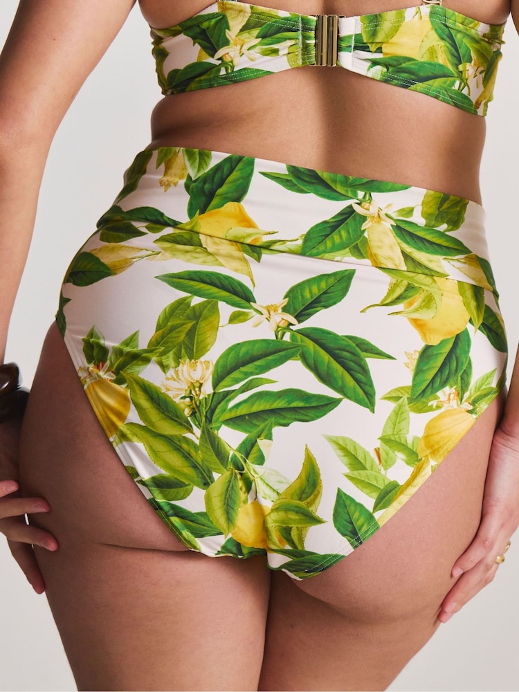 Simply Be Yellow Lemon Magisculpt Foldover Briefs - Image 2 of 4