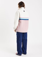 Harper & Lewis Cream One Eighty 1/4 Zip Polar Fleece - Image 4 of 7