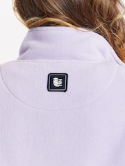 Harper & Lewis Purple One Eighty 1/4 Zip Polar Fleece - Image 5 of 6
