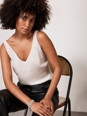 Mint Velvet Cream Camisole Top - Image 1 of 3