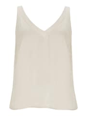 Mint Velvet Cream Trim Detail Camisole Top - Image 4 of 4