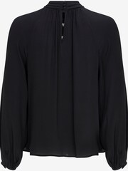 Mint Velvet Black Cut Out Embellished Top - Image 4 of 4