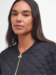 Barbour® International Alicia Quilted Bomber Jacket - Image 4 of 8