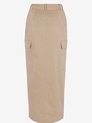 Mint Velvet Brown Cotton Cargo Skirt - Image 4 of 4