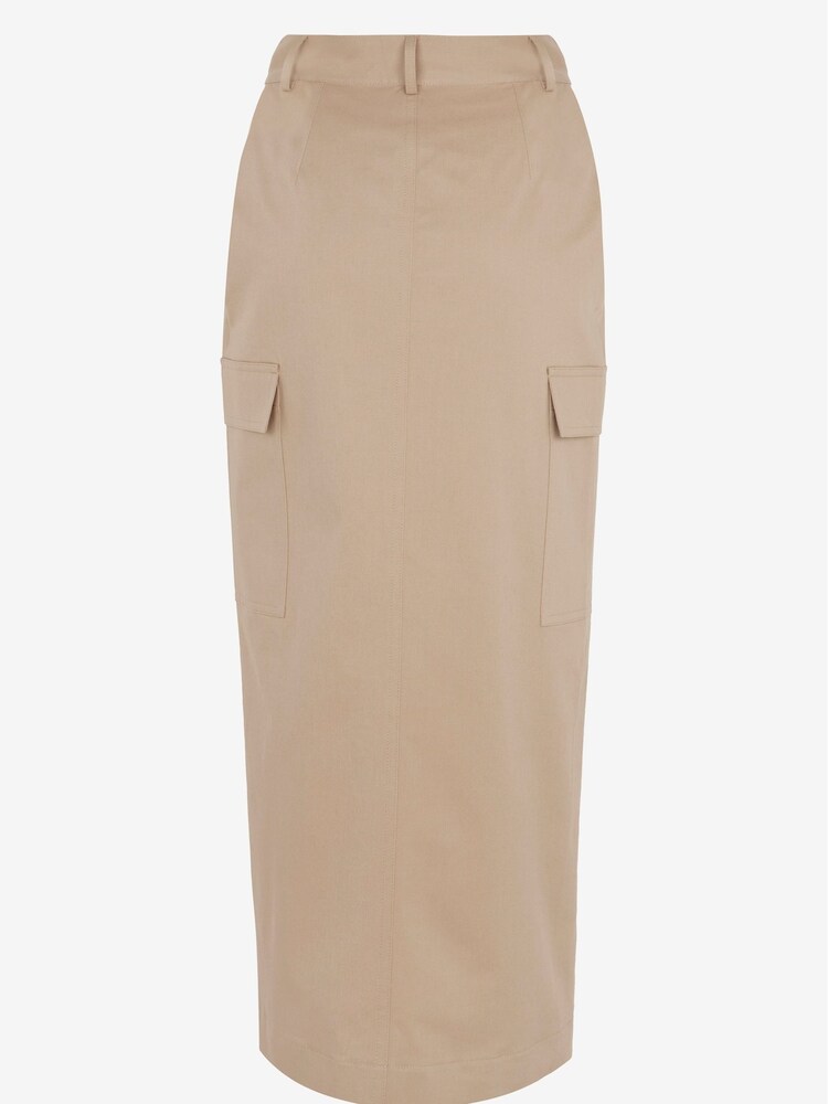 Mint Velvet Brown Cotton Cargo Skirt - Image 4 of 4 Mint Velvet Brown Cotton Cargo Skirt - Image 4 of 4