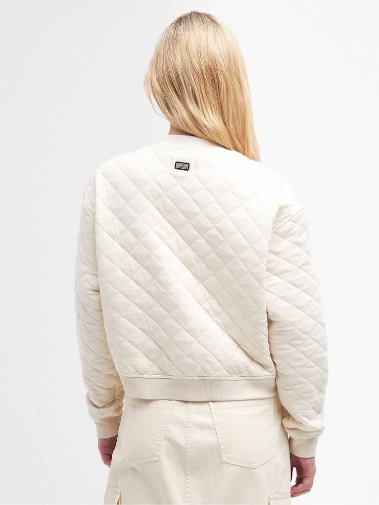 Barbour® International Alicia Quilted Bomber Jacket - Image 2 of 7 Barbour® International Alicia Quilted Bomber Jacket - Image 2 of 7