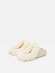 Joules Slippet Luxe Natural Dachshund Embroided Slippers - Image 4 of 7