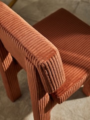 MADE.COM Set of 2 Orange Savea Dining Chairs in Velvet - Image 4 of 5