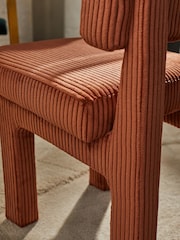 MADE.COM Set of 2 Orange Savea Dining Chairs in Velvet - Image 5 of 5