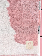 Pink Alpaca 100% Cotton Towel - Image 2 of 2