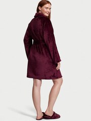 Victoria's Secret Kir Red Cosy Short Dressing Gown - Image 2 of 3