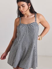 Simply Be Black Magisculpt Flatter Me Swimdress - Image 1 of 4