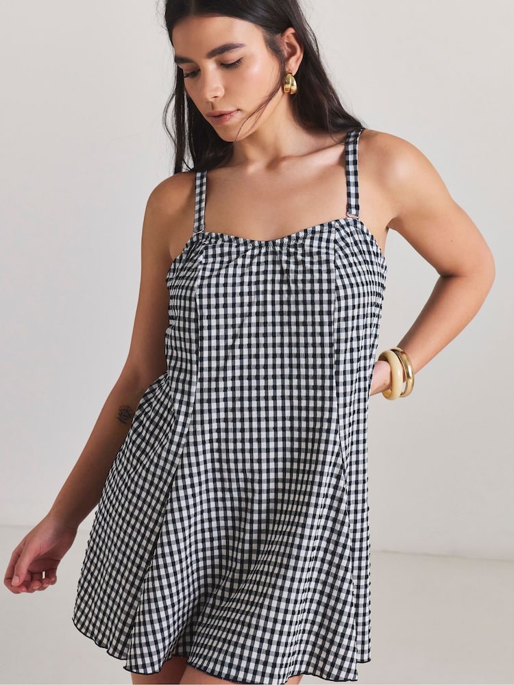 Simply Be Black Magisculpt Flatter Me Swimdress - Image 1 of 4 Simply Be Black Magisculpt Flatter Me Swimdress - Image 1 of 4
