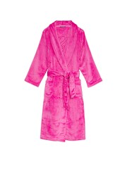 Victoria's Secret Pink Embossed Logo Cosy Short Dressing Gown - Image 3 of 3