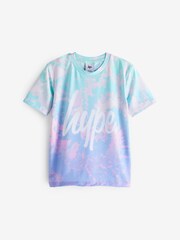 Hype Girls Multi Pastel Tie Dye T-Shirt - Image 1 of 3